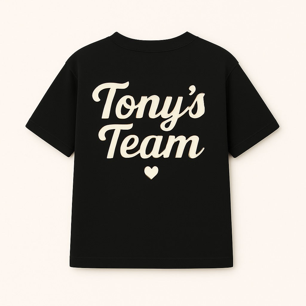 Camiseta Oficial "Tony’s Team" 🖤